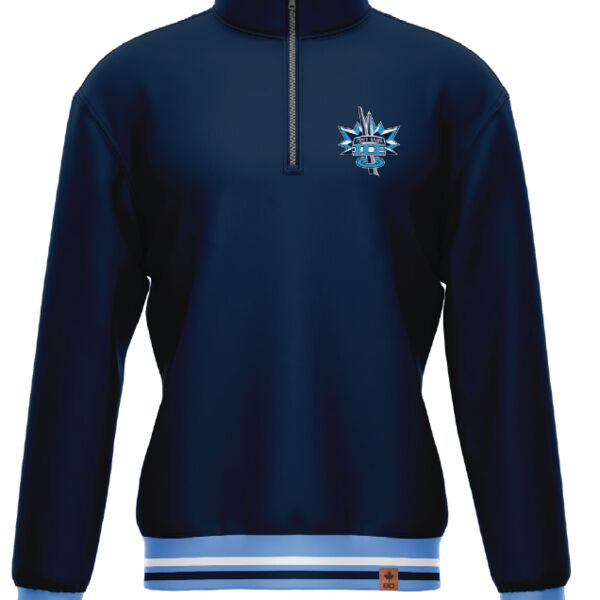 Fort Saskatchewan Ice Quarter Zip Navy - Youth Thumbnail