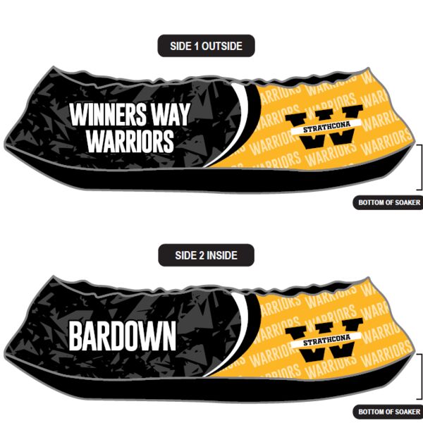 Fort Saskatchewan Strathcona Skate Soakers - Black Thumbnail