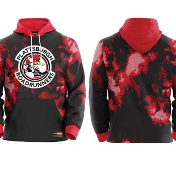 Plattsburgh Youth Hockey Association  Sublimated Hoodie Thumbnail