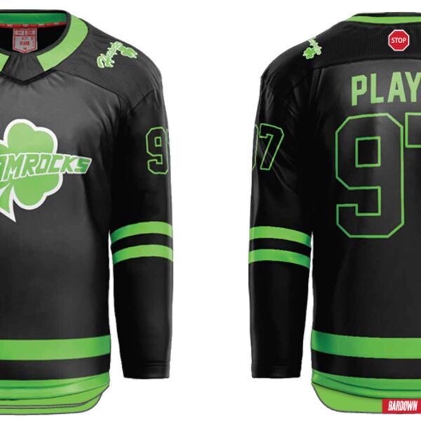 Hespeler Shamrocks Hybrid Hockey Jersey - Youth Thumbnail