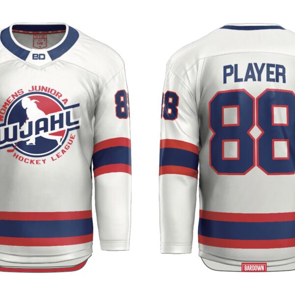 Women’s Junior A Hockey League Sublimated Hockey Jersey Thumbnail