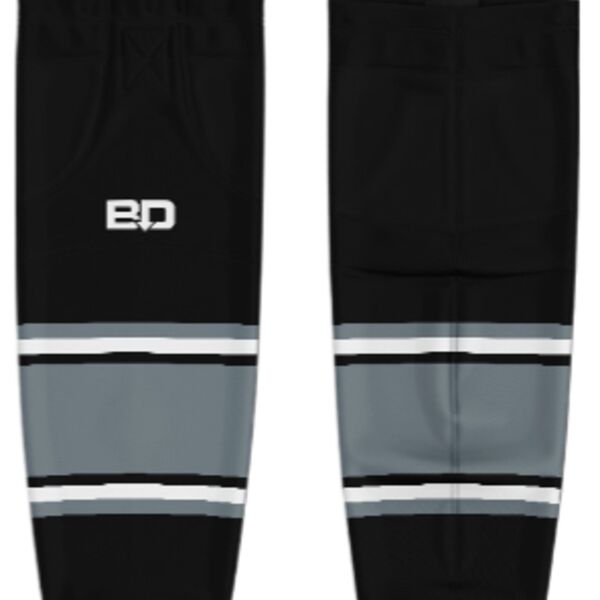 Jr. Inferno-GHC-Sublimated Hockey Socks - H2-Black - Adult Thumbnail