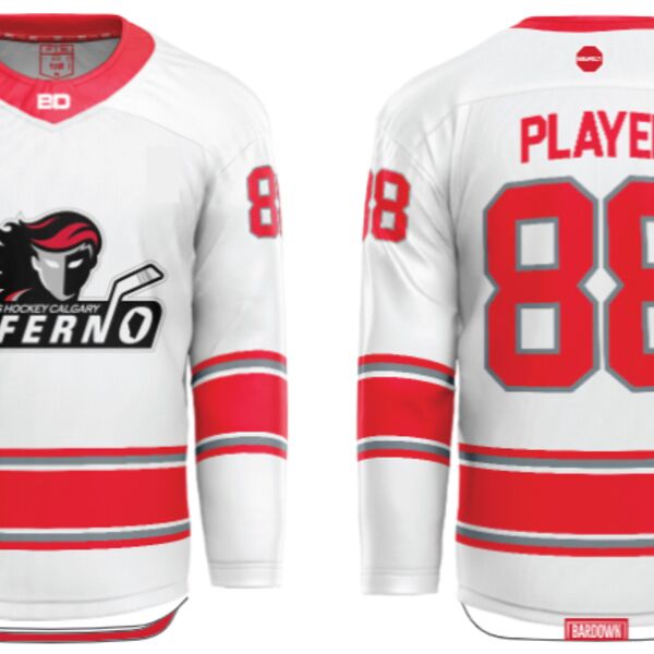 Jr. Inferno-GHC-Sublimated Hockey Jersey with Scoop - A6-White - Adult Thumbnail