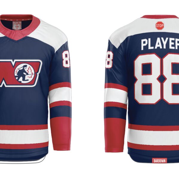 North Bay Trappers AAA Cut & Sew Hockey Jersey - Youth Thumbnail