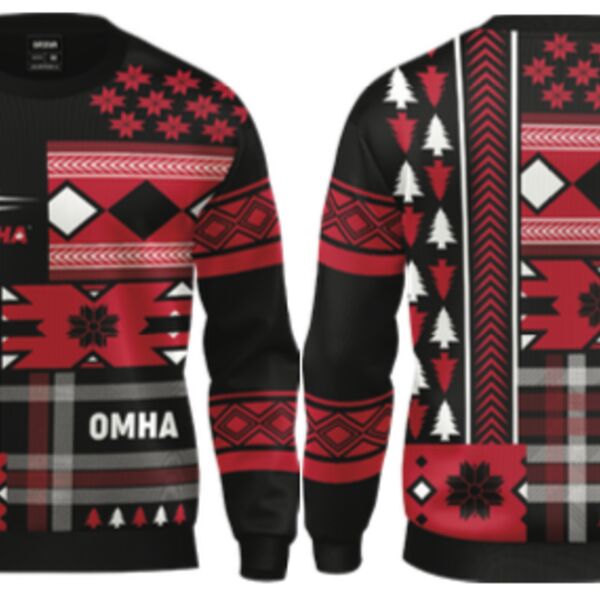 OMHA Let It Snow Sublimated Sweater Thumbnail