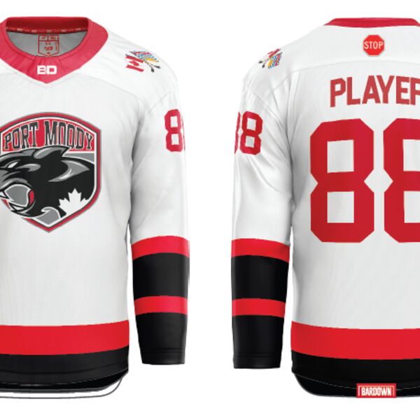 Port Moody Panthers Sublimated Hockey Jerseys - Adult Thumbnail