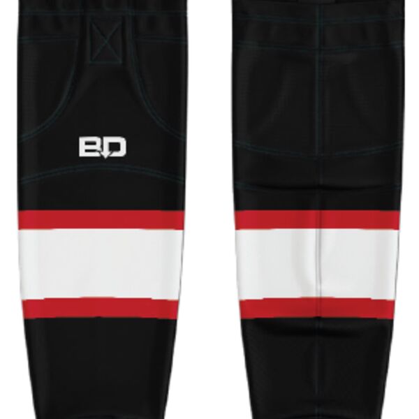 Port Moody Panthers Cut n Sew Hockey Socks - Adult Thumbnail