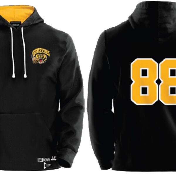 Victoria Grizzlies Art Attack Streetwear Hoodie - Adult Thumbnail
