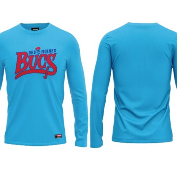 Des Moines Jr Bucs Sublimated Long Sleeve 2.0 - Youth  Thumbnail