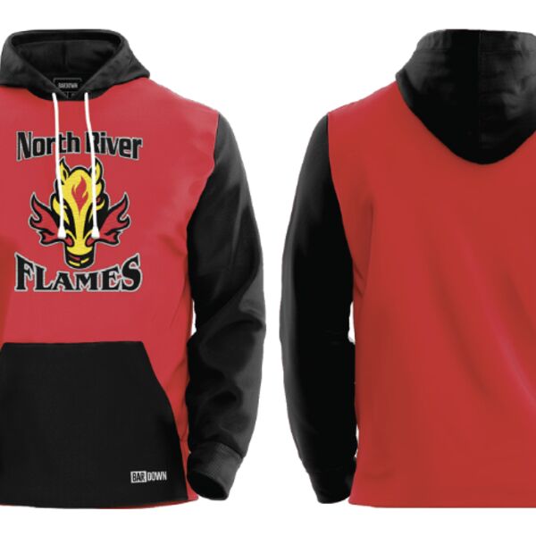 North River Flames Art Attack Streetwear Hoodie - Youth Thumbnail