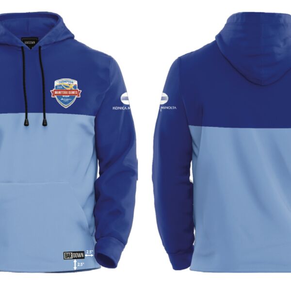 Team Manitoba Splash Streetwear Hoodie - Winnipeg Blue (Youth) Thumbnail