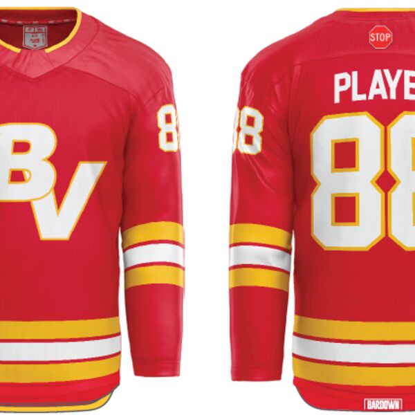 Bow Valley Hockey Jersey - Red Thumbnail