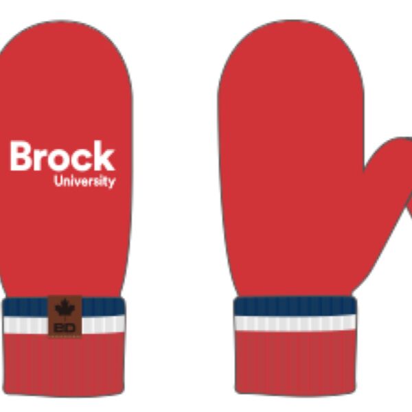 Brock University Classic 2.0 Mittens 2 Thumbnail