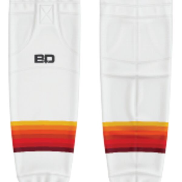 Bow Valley Sublimated Socks - White (Youth) Thumbnail