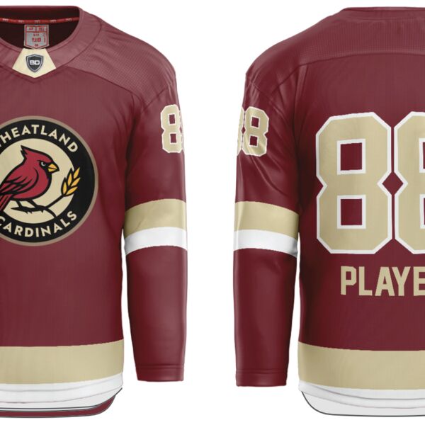 Wheatland Cardinals Sublimated Hockey Jersey Youth GIRLS Thumbnail