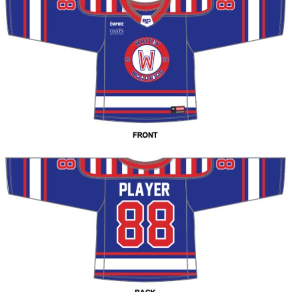 Whitby Warriors Box Lacrosse Jersey Thumbnail